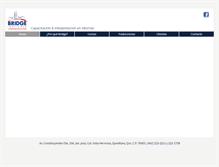 Tablet Screenshot of bridgeinstitute.com.mx